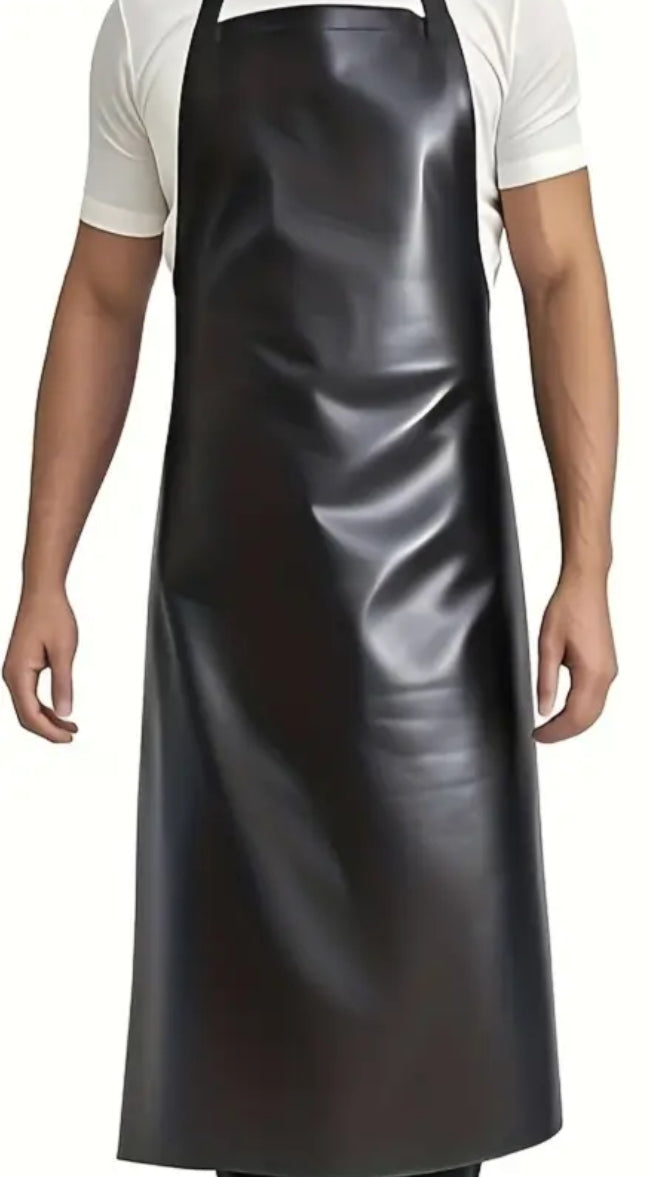 Dexter-Inspired Black Rubber Apron